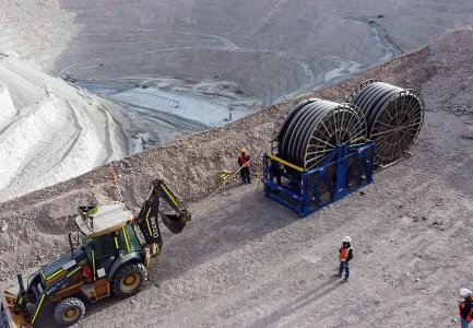 Instalación de Tubería Pexgol para Drenaje de Mina a Rajo Abierto.